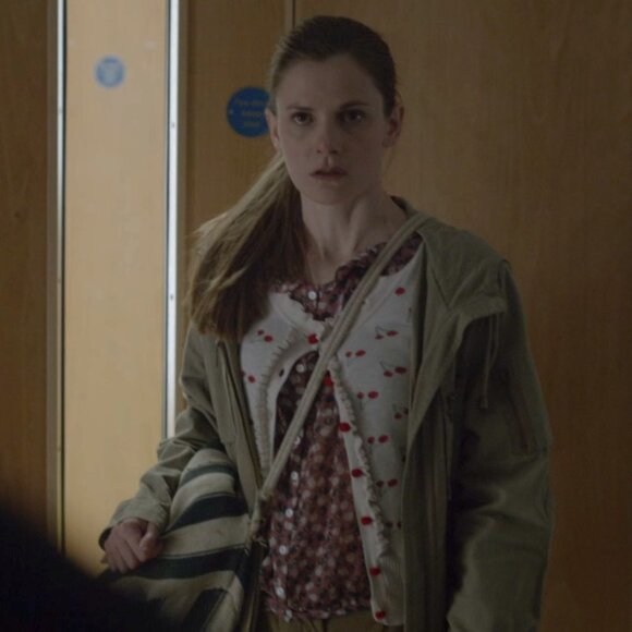 pins & needles Sheer Apple Print Blouse ASO Molly Hooper Sherlock - Picture 8 of 9